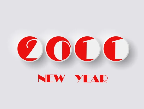 New Year Concept — Stock Vector