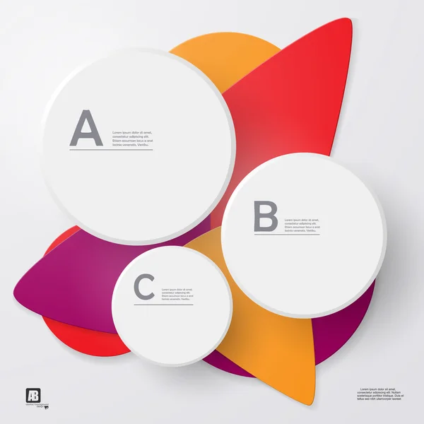 Fondo abstracto ABC — Vector de stock