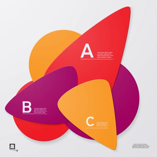 ABC résumé backround — Image vectorielle