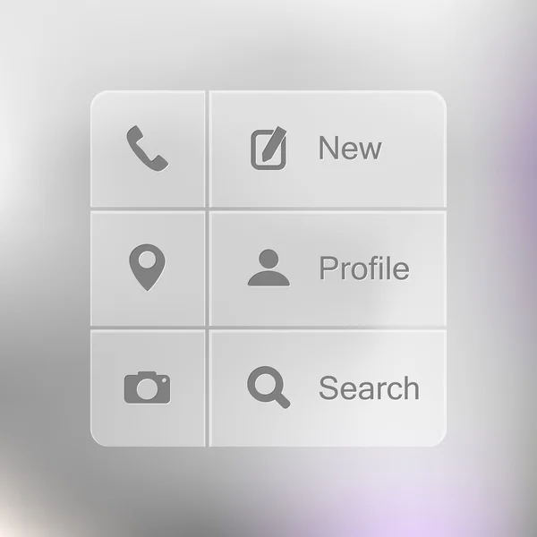 Smart telefon ansøgning ikon sæt – Stock-vektor