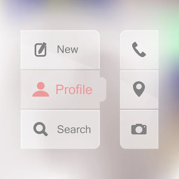 Set di icone dell'applicazione Smart Phone — Vettoriale Stock