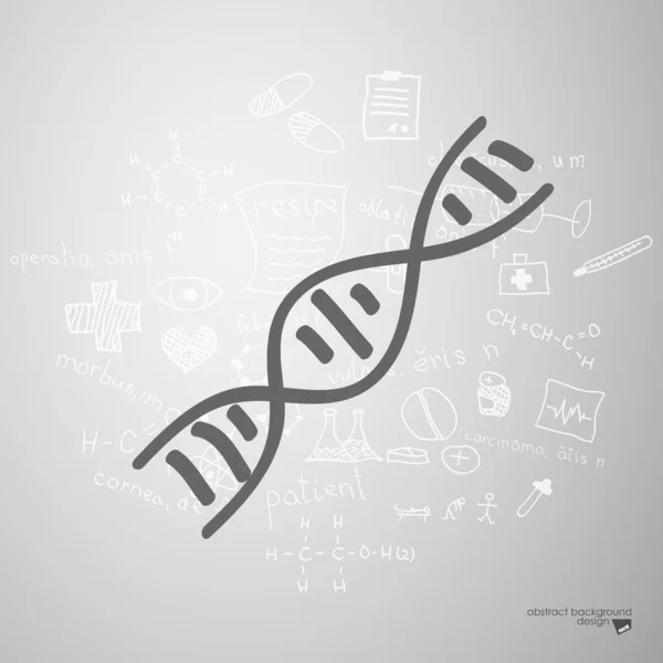 Znak DNA — Wektor stockowy