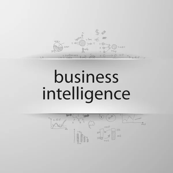 Business intelligence — Stock Vector