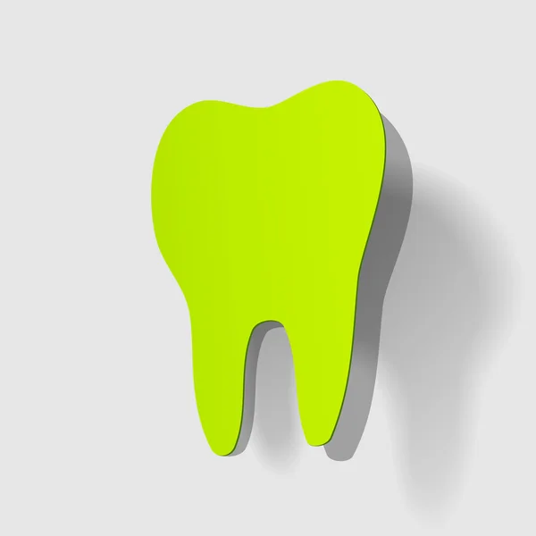 Ilustración del diente — Archivo Imágenes Vectoriales