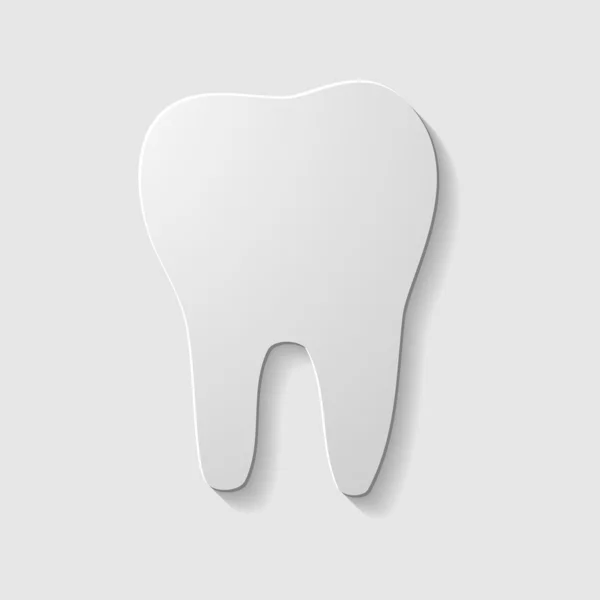 Ilustración del diente — Vector de stock