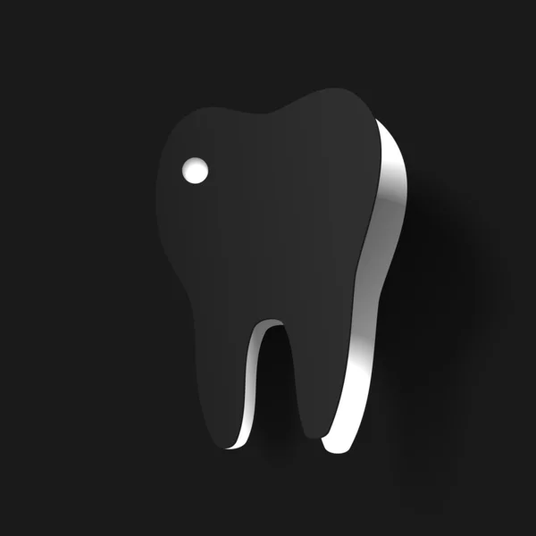 Sick tooth — Stock Vector