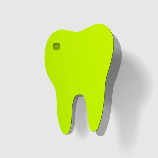 Hasta diş — Stok Vektör