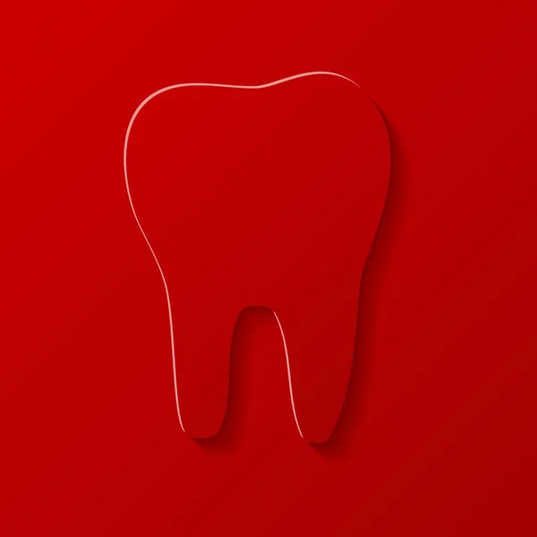 Ilustración del diente — Archivo Imágenes Vectoriales