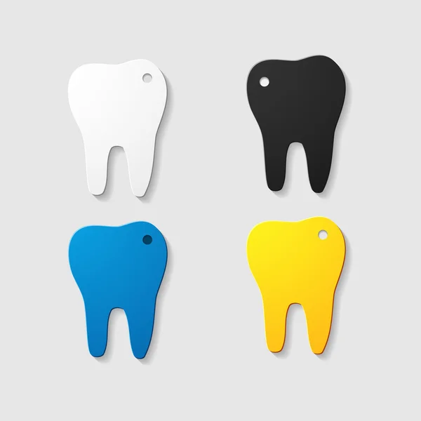 Nemocné zuby — Stockový vektor
