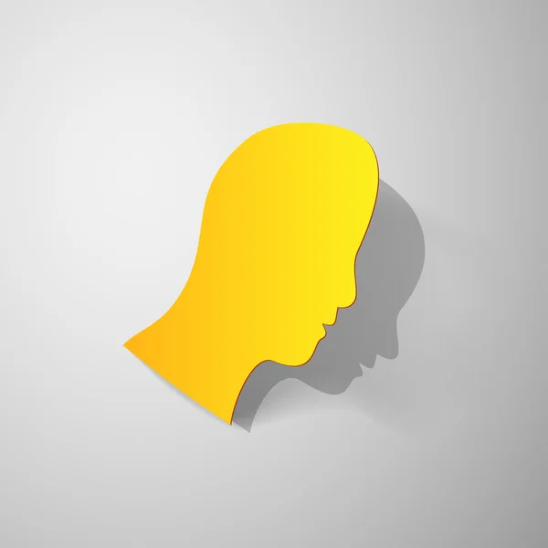 Man head — Stock Vector