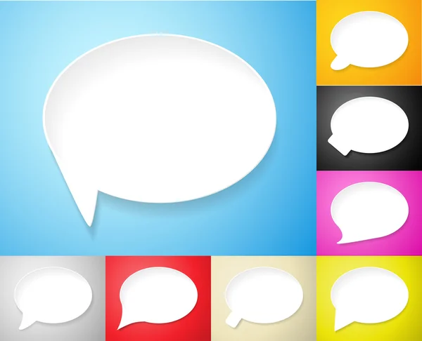 Speech bubbles — Stock Vector