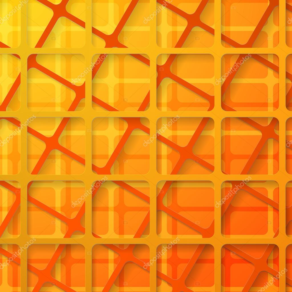 Orange square pattern — Stock Vector © Ieromina 35177423