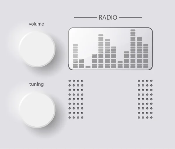 Chaînes de radio — Image vectorielle