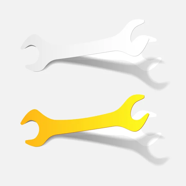 Two colour Wrench icons — Stock Vector