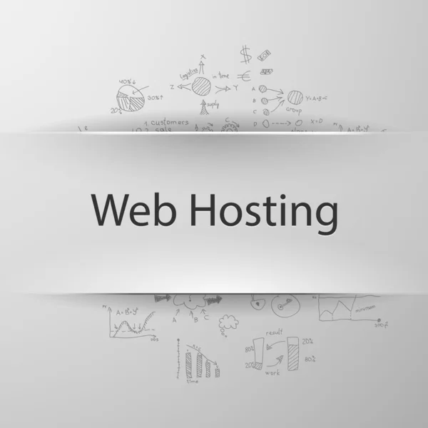 Webhosting — Stockvektor