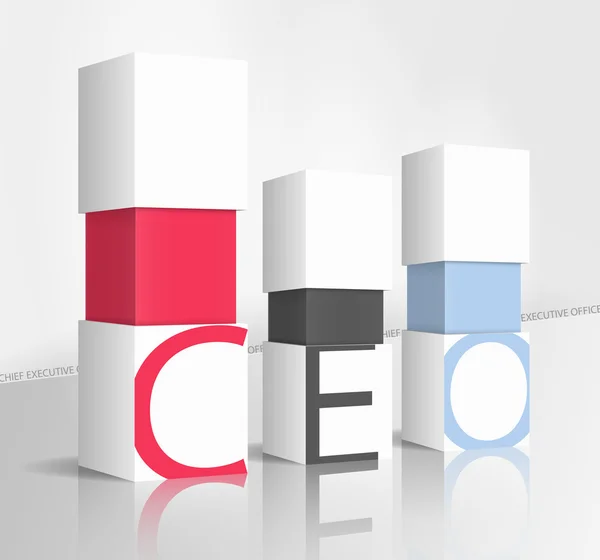 Concepto CEO — Vector de stock