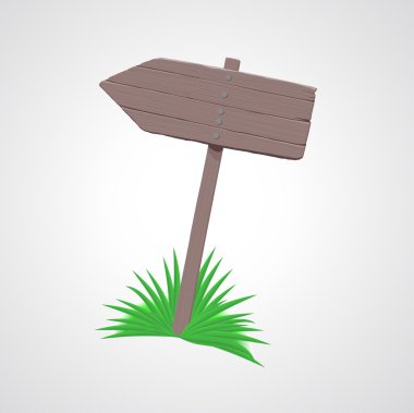 eski ahşap işareti, ok. tasarım öğesi.