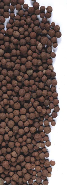 Bakgrund av hydrokultur lera pellets Stockbild