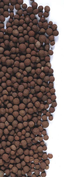 Fondo de pellets de arcilla hidropónica Imagen De Stock