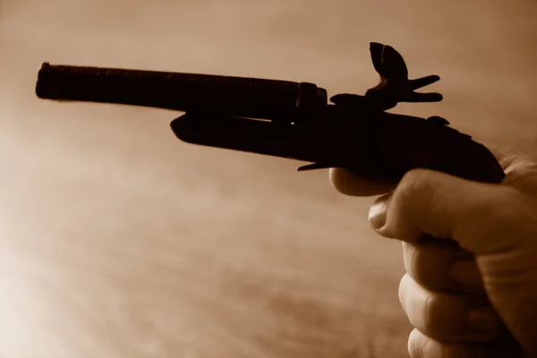 Детектив Чоловік Шпигун Тримає Пістолетну Зброю Злочинний Трилер Книга Обкладинка — стокове фото