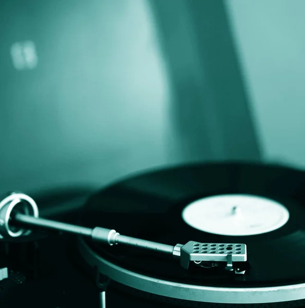 Record Player Vintage Music Retro Style Sevenenties 대음악 Deign — 스톡 사진