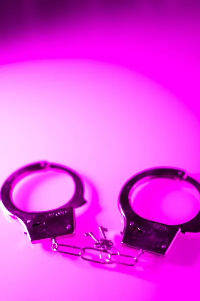 Бдсм Кабала Полицейских Наручников Сексуальную Любовь Взрослых Эротическим Играм — стоковое фото