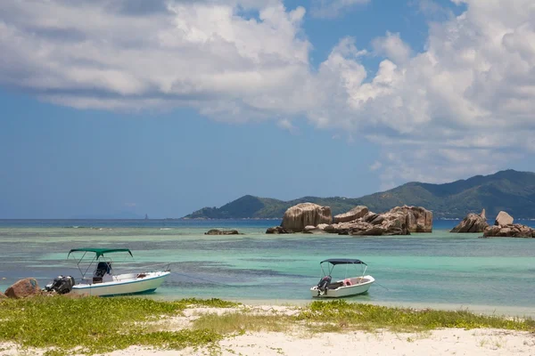 La Digue barcos 2 — Foto de Stock