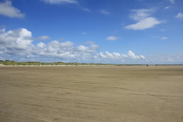 Breiter dänischer Strand — Stockfoto