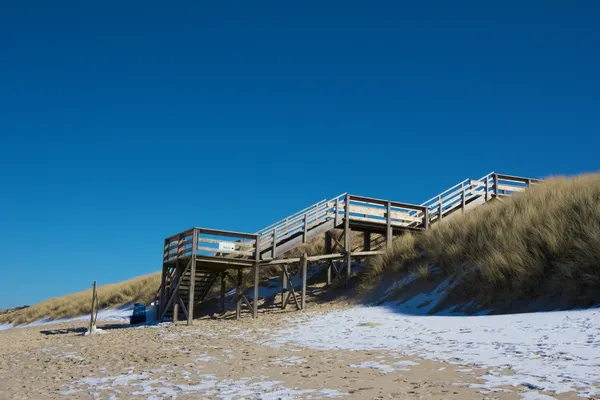 Пляж лестницы 2 — стоковое фото