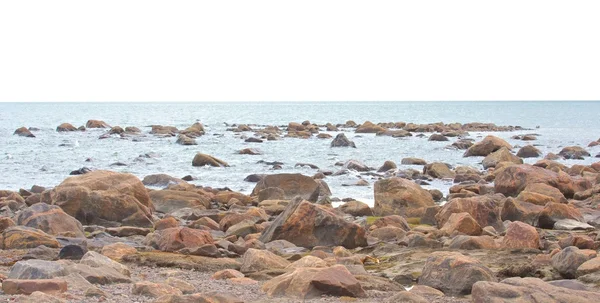Baía de Hudson maré baixa pedra do deserto — Fotografia de Stock