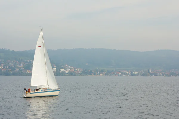 Sail boat on Lake Constance 1 — Stock Photo, Image
