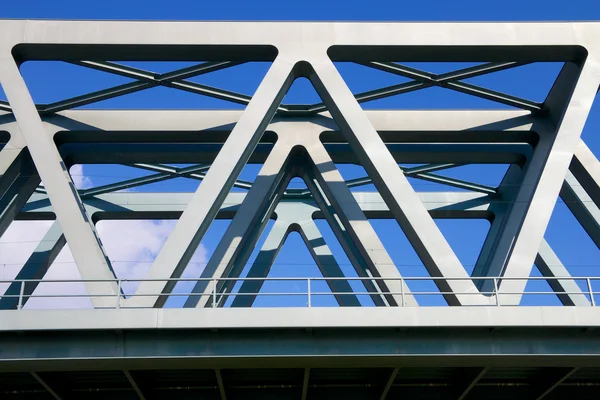 Stalen brug close-up — Stockfoto