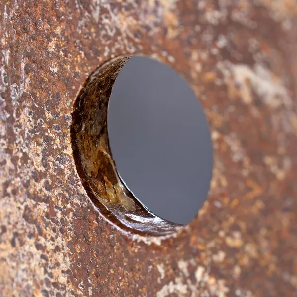 Hole in the Metal 1 — Stock Photo, Image