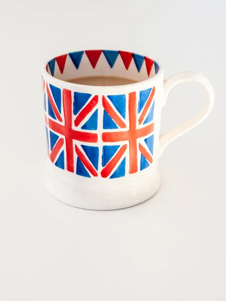Šálek anglického čaje — Stock fotografie