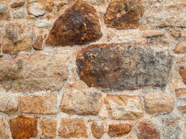Staré zvětralé kamenné zdi — Stock fotografie