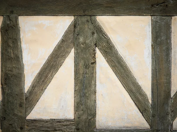 木材框架墙ξύλινο σπίτι — 图库照片