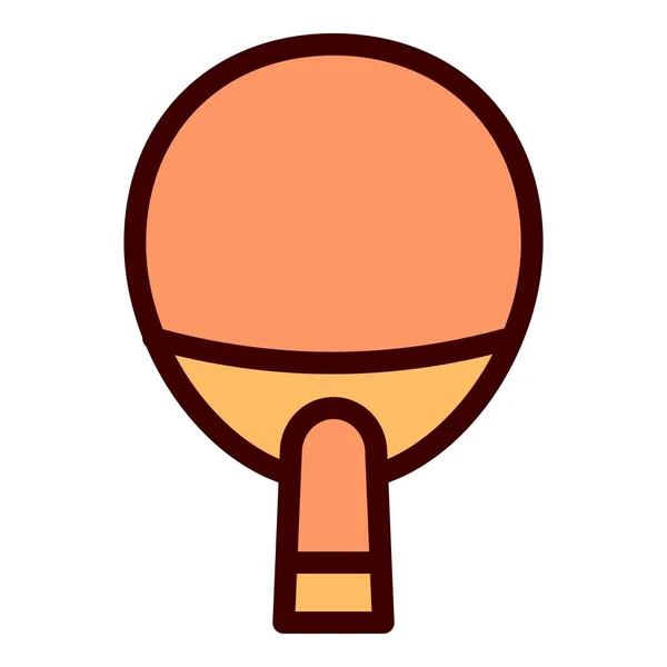 New pingpong paddle icon outline vector. Table tennis — Διανυσματικό Αρχείο
