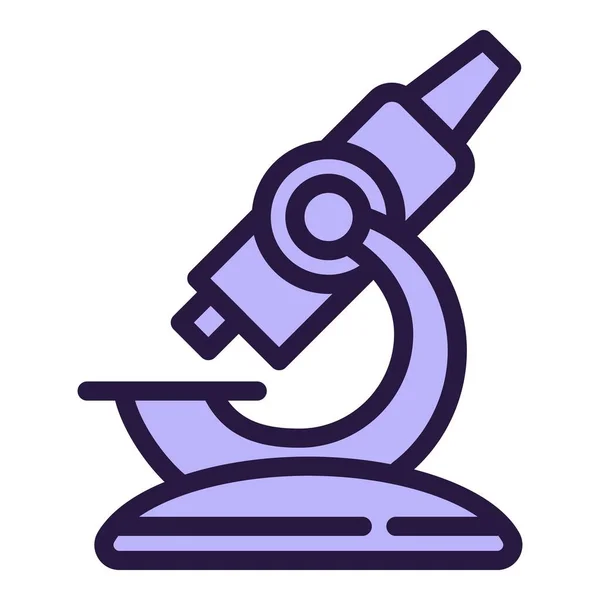 Lab microscope icon outline vector. Human baby – stockvektor
