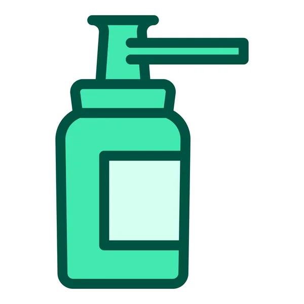 Soap dispenser icon outline vector. Medicine tablet — Vetor de Stock