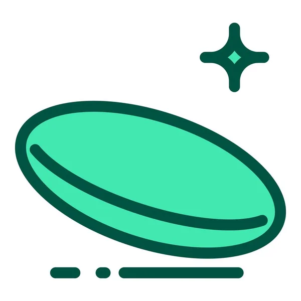 Pill capsule icon outline vector. Health antibiotic — Stockvektor
