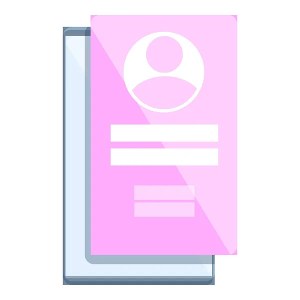 Register password icon cartoon vector. Online form — Διανυσματικό Αρχείο
