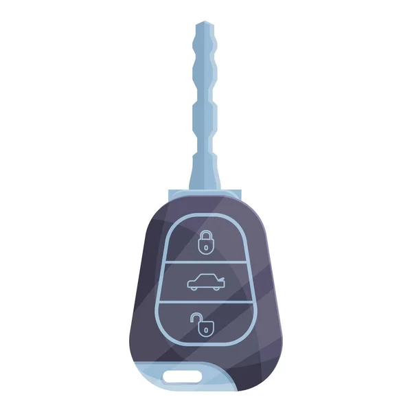 Car alarm system icon cartoon vector. Remote key — Stockvector