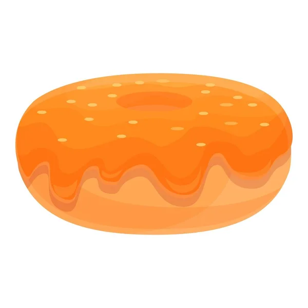 Sweet donut icon cartoon vector. Sugar cake — Vettoriale Stock