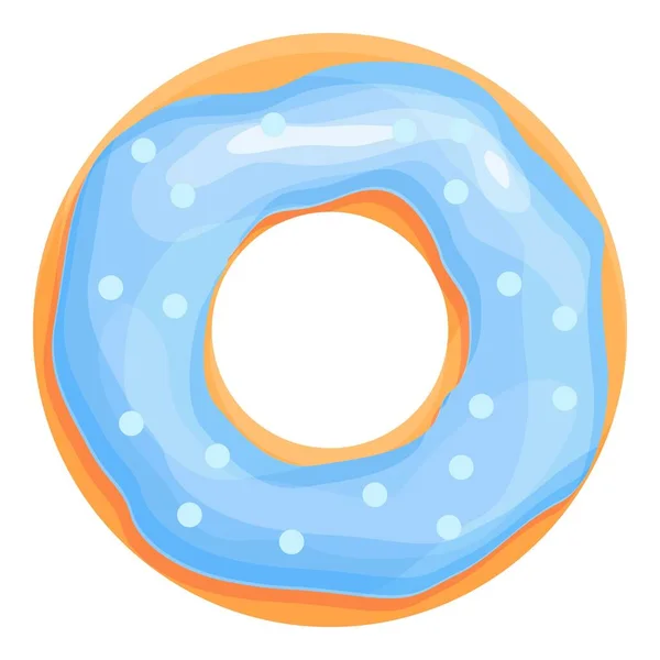 Hoyo donut icono vector de dibujos animados. Alimento dulce — Archivo Imágenes Vectoriales