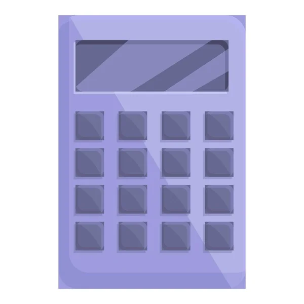 Calculator icon cartoon vector. Financial accounting — Stockový vektor