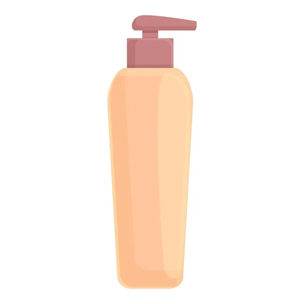 Shampoo dispenser icon cartoon vector. Cosmetic bottle —  Vetores de Stock