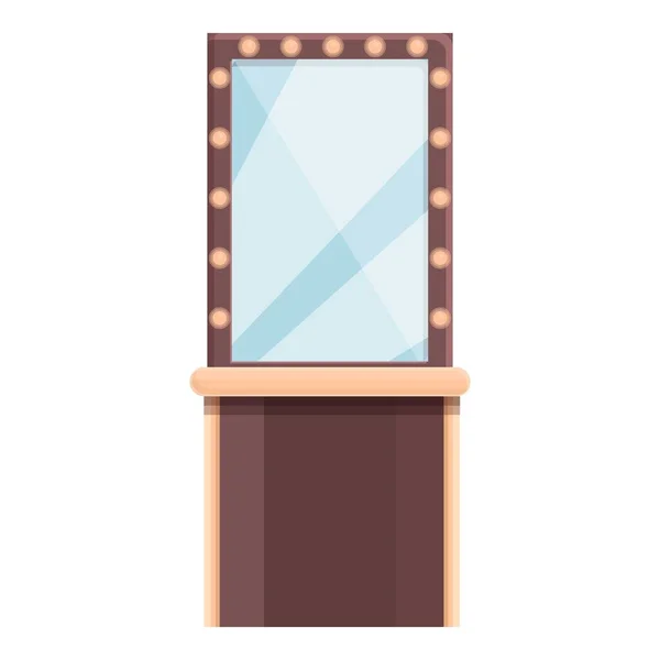 Salon mirror icon cartoon vector. Beauty hairdresser — Stockvector