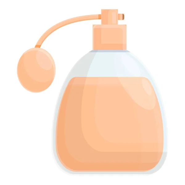 Perfume bottle icon cartoon vector. Spray fragrance - Stok Vektor