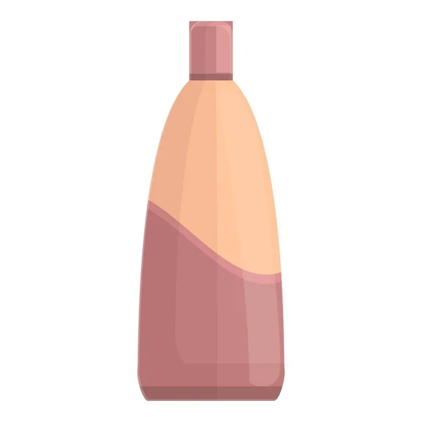 Shampoo bottle icon cartoon vector. Cosmetic container — Vetor de Stock