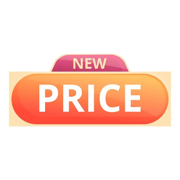 New price discount icon cartoon vector. Sale offer — Stockvektor